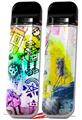 Skin Decal Wrap 2 Pack for Smok Novo v1 Scene Kid Sketches Rainbow VAPE NOT INCLUDED