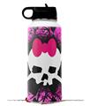 Skin Wrap Decal compatible with Hydro Flask Wide Mouth Bottle 32oz Pink Diamond Skull (BOTTLE NOT INCLUDED)