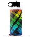 Skin Wrap Decal compatible with Hydro Flask Wide Mouth Bottle 32oz Rainbow Plaid (BOTTLE NOT INCLUDED)