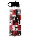 Skin Wrap Decal compatible with Hydro Flask Wide Mouth Bottle 32oz Checker Graffiti (BOTTLE NOT INCLUDED)