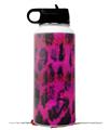 Skin Wrap Decal compatible with Hydro Flask Wide Mouth Bottle 32oz Pink Distressed Leopard (BOTTLE NOT INCLUDED)
