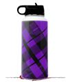 Skin Wrap Decal compatible with Hydro Flask Wide Mouth Bottle 32oz Purple Plaid (BOTTLE NOT INCLUDED)