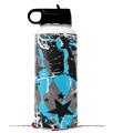 Skin Wrap Decal compatible with Hydro Flask Wide Mouth Bottle 32oz SceneKid Blue (BOTTLE NOT INCLUDED)