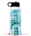 Skin Wrap Decal compatible with Hydro Flask Wide Mouth Bottle 32oz Electro Graffiti Blue (BOTTLE NOT INCLUDED)