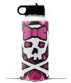 Skin Wrap Decal compatible with Hydro Flask Wide Mouth Bottle 32oz Pink Bow Princess (BOTTLE NOT INCLUDED)