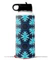 Skin Wrap Decal compatible with Hydro Flask Wide Mouth Bottle 32oz Abstract Floral Blue (BOTTLE NOT INCLUDED)
