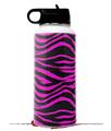 Skin Wrap Decal compatible with Hydro Flask Wide Mouth Bottle 32oz Pink Zebra (BOTTLE NOT INCLUDED)