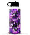 Skin Wrap Decal compatible with Hydro Flask Wide Mouth Bottle 32oz Purple Graffiti (BOTTLE NOT INCLUDED)