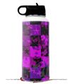 Skin Wrap Decal compatible with Hydro Flask Wide Mouth Bottle 32oz Purple Star Checkerboard (BOTTLE NOT INCLUDED)