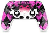 Skin Decal Wrap works with Original Google Stadia Controller Pink Diamond Skull Skin Only CONTROLLER NOT INCLUDED