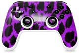 Skin Decal Wrap works with Original Google Stadia Controller Purple Leopard Skin Only CONTROLLER NOT INCLUDED
