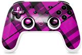 Skin Decal Wrap works with Original Google Stadia Controller Pink Plaid Skin Only CONTROLLER NOT INCLUDED