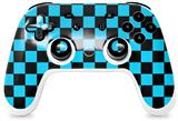 Skin Decal Wrap works with Original Google Stadia Controller Checkers Blue Skin Only CONTROLLER NOT INCLUDED