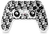 Skin Decal Wrap works with Original Google Stadia Controller Skull Checker Skin Only CONTROLLER NOT INCLUDED