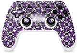 Skin Decal Wrap works with Original Google Stadia Controller Splatter Girly Skull Purple Skin Only CONTROLLER NOT INCLUDED