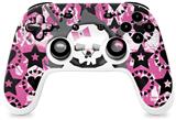 Skin Decal Wrap works with Original Google Stadia Controller Pink Bow Skull Skin Only CONTROLLER NOT INCLUDED
