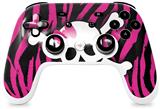 Skin Decal Wrap works with Original Google Stadia Controller Pink Zebra Skull Skin Only CONTROLLER NOT INCLUDED
