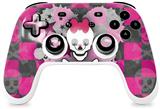 Skin Decal Wrap works with Original Google Stadia Controller Princess Skull Heart Pink Skin Only CONTROLLER NOT INCLUDED