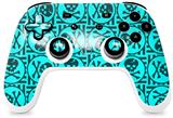 Skin Decal Wrap works with Original Google Stadia Controller Skull Patch Pattern Blue Skin Only CONTROLLER NOT INCLUDED