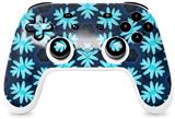 Skin Decal Wrap works with Original Google Stadia Controller Abstract Floral Blue Skin Only CONTROLLER NOT INCLUDED