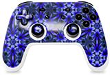 Skin Decal Wrap works with Original Google Stadia Controller Daisy Blue Skin Only CONTROLLER NOT INCLUDED
