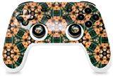 Skin Decal Wrap works with Original Google Stadia Controller Floral Pattern Orange Skin Only CONTROLLER NOT INCLUDED