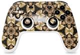 Skin Decal Wrap works with Original Google Stadia Controller Leave Pattern 1 Brown Skin Only CONTROLLER NOT INCLUDED