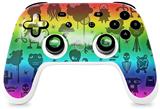 Skin Decal Wrap works with Original Google Stadia Controller Cute Rainbow Monsters Skin Only CONTROLLER NOT INCLUDED
