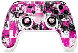 Skin Decal Wrap works with Original Google Stadia Controller Pink Graffiti Skin Only CONTROLLER NOT INCLUDED