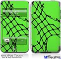 iPod Touch 2G & 3G Skin - Ripped Fishnets Green