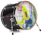 Vinyl Decal Skin Wrap for 20" Bass Kick Drum Head Graffiti Graphic - DRUM HEAD NOT INCLUDED