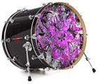 Vinyl Decal Skin Wrap for 20" Bass Kick Drum Head Butterfly Graffiti - DRUM HEAD NOT INCLUDED