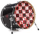 Vinyl Decal Skin Wrap for 20" Bass Kick Drum Head Insults - DRUM HEAD NOT INCLUDED