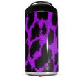 WraptorSkinz Skin Decal Wrap compatible with Yeti 16oz Tall Colster Can Cooler Insulator Purple Leopard (COOLER NOT INCLUDED)