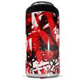 WraptorSkinz Skin Decal Wrap compatible with Yeti 16oz Tall Colster Can Cooler Insulator Red Graffiti (COOLER NOT INCLUDED)