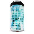 WraptorSkinz Skin Decal Wrap compatible with Yeti 16oz Tall Colster Can Cooler Insulator Electro Graffiti Blue (COOLER NOT INCLUDED)
