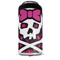 WraptorSkinz Skin Decal Wrap compatible with Yeti 16oz Tall Colster Can Cooler Insulator Pink Bow Princess (COOLER NOT INCLUDED)
