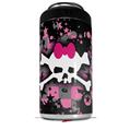 WraptorSkinz Skin Decal Wrap compatible with Yeti 16oz Tall Colster Can Cooler Insulator Scene Skull Splatter (COOLER NOT INCLUDED)