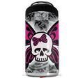 WraptorSkinz Skin Decal Wrap compatible with Yeti 16oz Tall Colster Can Cooler Insulator Skull Butterfly (COOLER NOT INCLUDED)