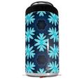 WraptorSkinz Skin Decal Wrap compatible with Yeti 16oz Tall Colster Can Cooler Insulator Abstract Floral Blue (COOLER NOT INCLUDED)