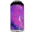 WraptorSkinz Skin Decal Wrap compatible with Yeti 16oz Tall Colster Can Cooler Insulator Painting Purple Splash (COOLER NOT INCLUDED)