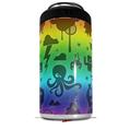 WraptorSkinz Skin Decal Wrap compatible with Yeti 16oz Tall Colster Can Cooler Insulator Cute Rainbow Monsters (COOLER NOT INCLUDED)