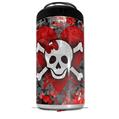 WraptorSkinz Skin Decal Wrap compatible with Yeti 16oz Tall Colster Can Cooler Insulator Emo Skull Bones (COOLER NOT INCLUDED)