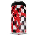 WraptorSkinz Skin Decal Wrap compatible with Yeti 16oz Tall Colster Can Cooler Insulator Checkerboard Splatter (COOLER NOT INCLUDED)