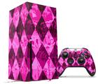 WraptorSkinz Skin Wrap compatible with the 2020 XBOX Series X Console and Controller Pink Diamond (XBOX NOT INCLUDED)