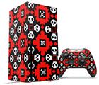 WraptorSkinz Skin Wrap compatible with the 2020 XBOX Series X Console and Controller Goth Punk Skulls (XBOX NOT INCLUDED)
