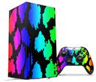WraptorSkinz Skin Wrap compatible with the 2020 XBOX Series X Console and Controller Rainbow Leopard (XBOX NOT INCLUDED)