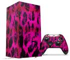 WraptorSkinz Skin Wrap compatible with the 2020 XBOX Series X Console and Controller Pink Distressed Leopard (XBOX NOT INCLUDED)