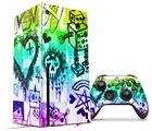 WraptorSkinz Skin Wrap compatible with the 2020 XBOX Series X Console and Controller Scene Kid Sketches Rainbow (XBOX NOT INCLUDED)