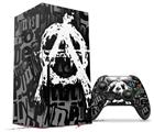 WraptorSkinz Skin Wrap compatible with the 2020 XBOX Series X Console and Controller Anarchy (XBOX NOT INCLUDED)